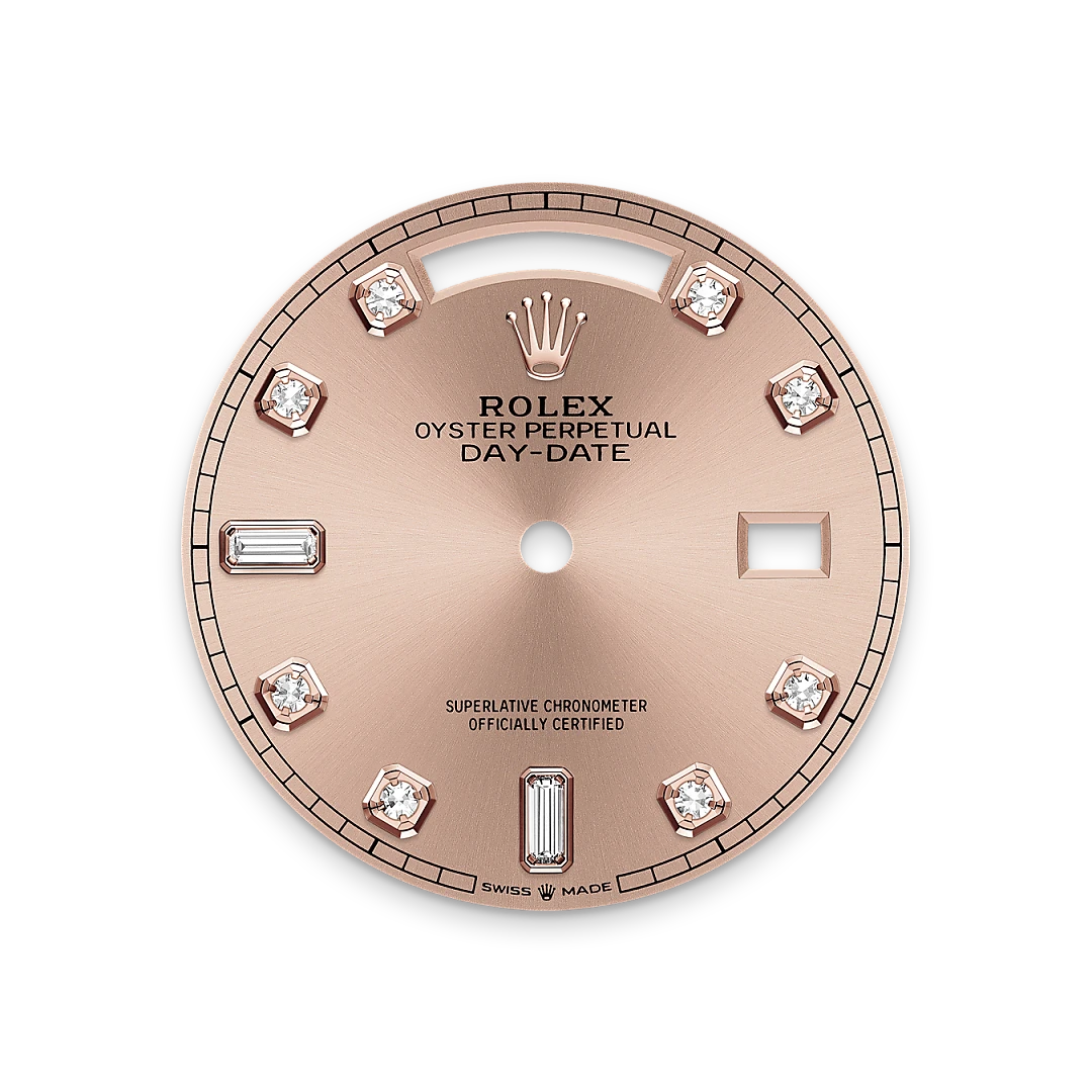 Rolex Day-Date in 18 ct Everose gold, M128235-0009 Vendemmia Joyero