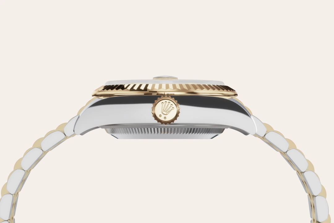 Rolex Lady-Datejust in Rolesor amarillo —combinación de acero Oystersteel y oro amarillo, M279173-0007 Vendemmia Joyero