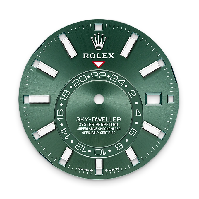Rolex Sky-Dweller in Rolesor blanco —combinación de acero Oystersteel y oro blanco, M336934-0001 Vendemmia Joyero