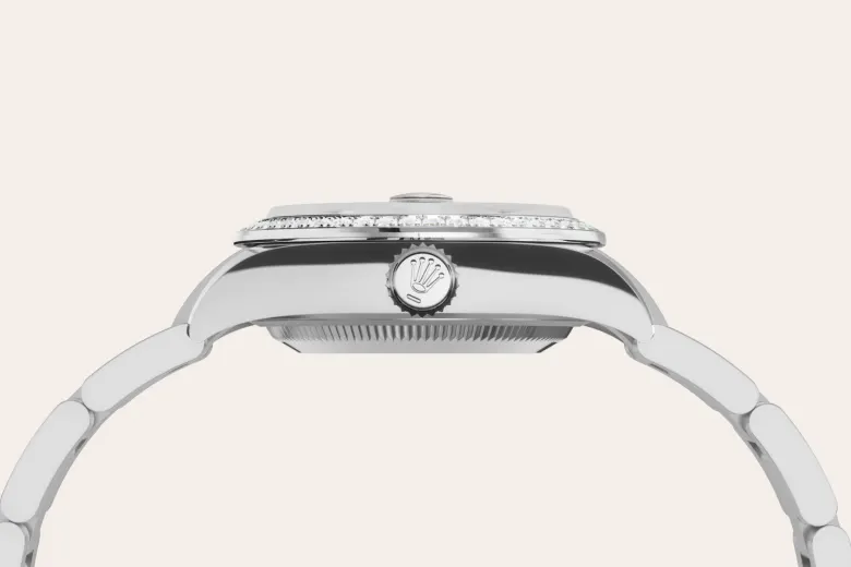 Rolex Lady-Datejust en Rolesor blanco combinación de acero Oystersteel y oro blanco, M279384RBR-0004 Vendemmia Joyero