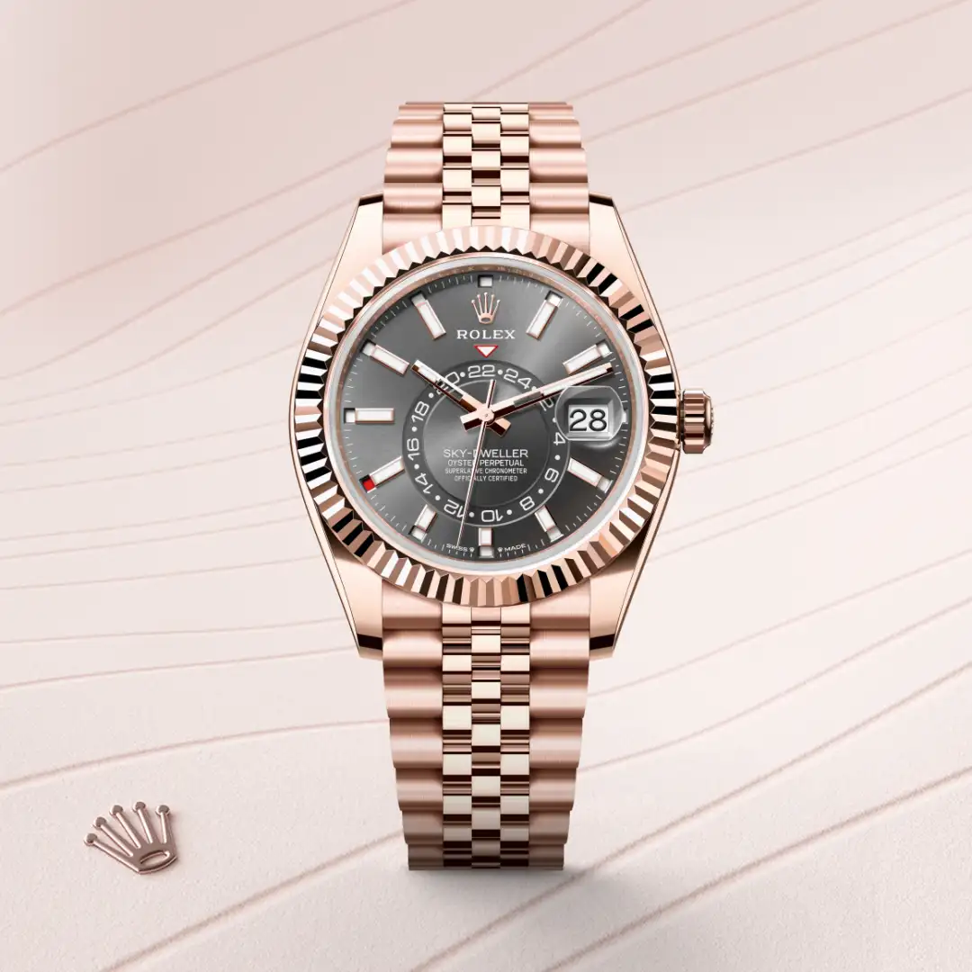 Rolex Sky-Dweller en Oro Everose de 18 quilates, M336935-0008 Vendemmia Joyero
