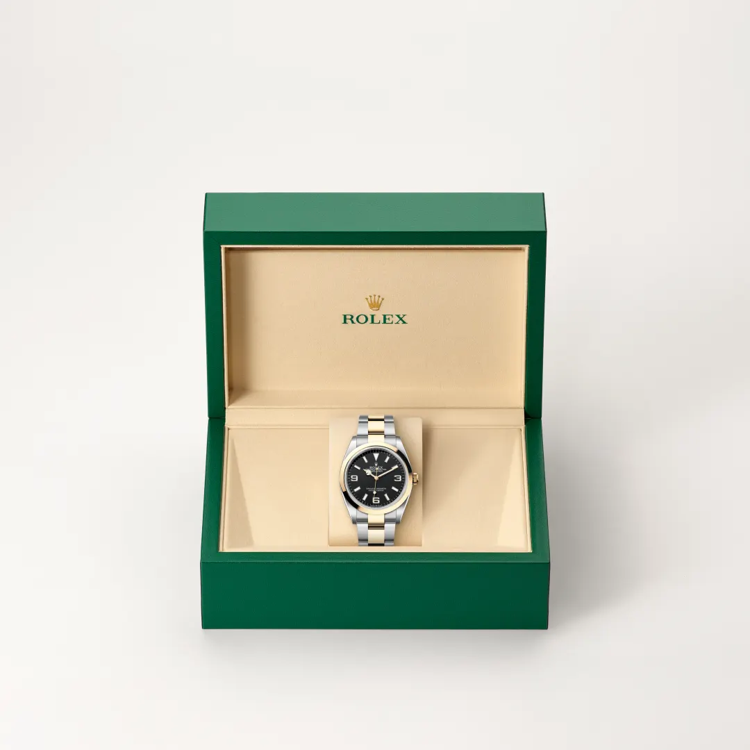 Rolex Explorer in Yellow Rolesor - combination of Oystersteel and yellow gold, M124273-0001 Vendemmia Joyero