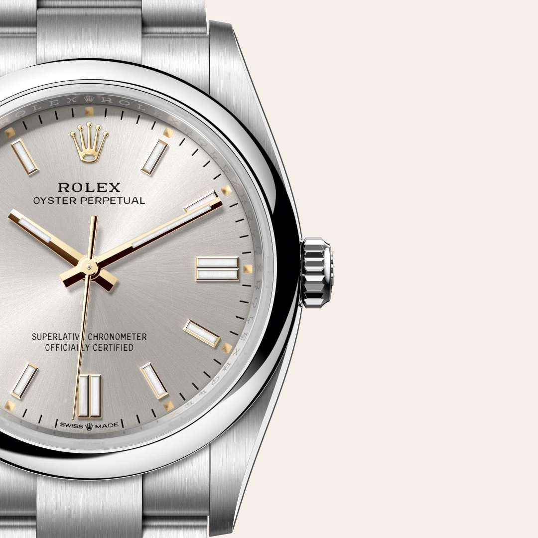 Rolex Oyster Perpetual in Oystersteel, M126000-0001 Vendemmia Joyero