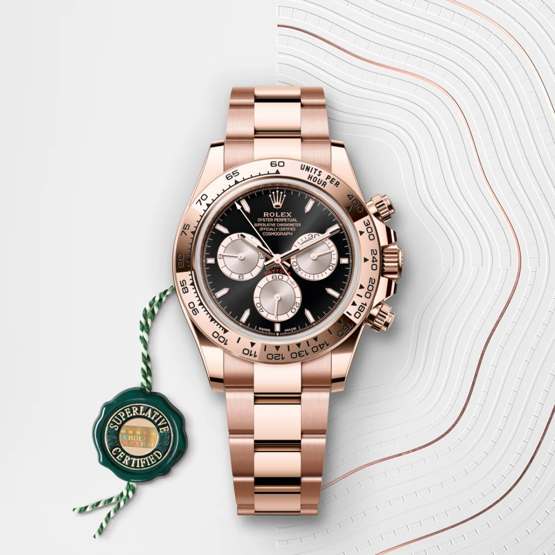 Rolex cosmograph-daytona en Oro Everose de 18 quilates, M126505-0001 Vendemmia Joyero