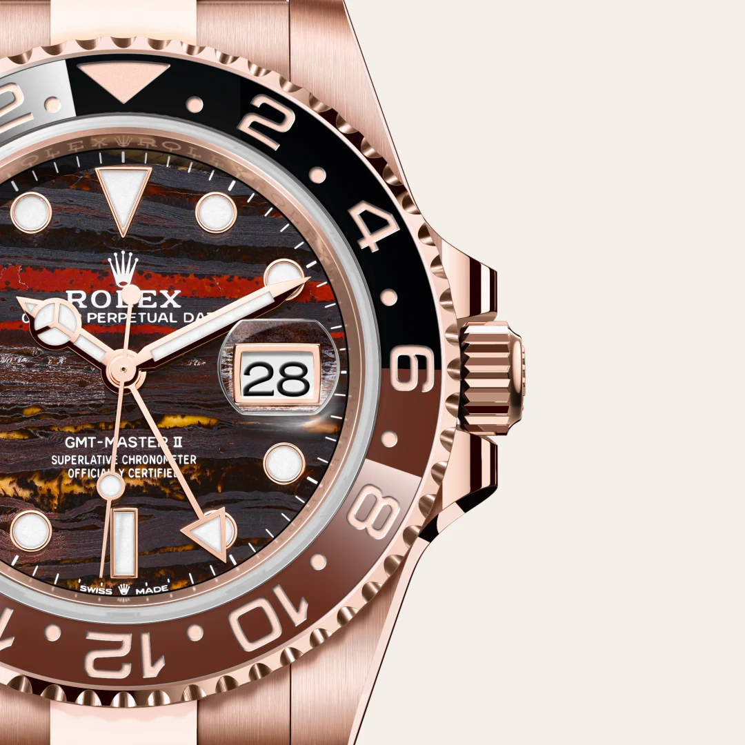 Rolex GMT-Master II in 18 ct Everose gold, M126715CHNR-0002 Vendemmia Joyero
