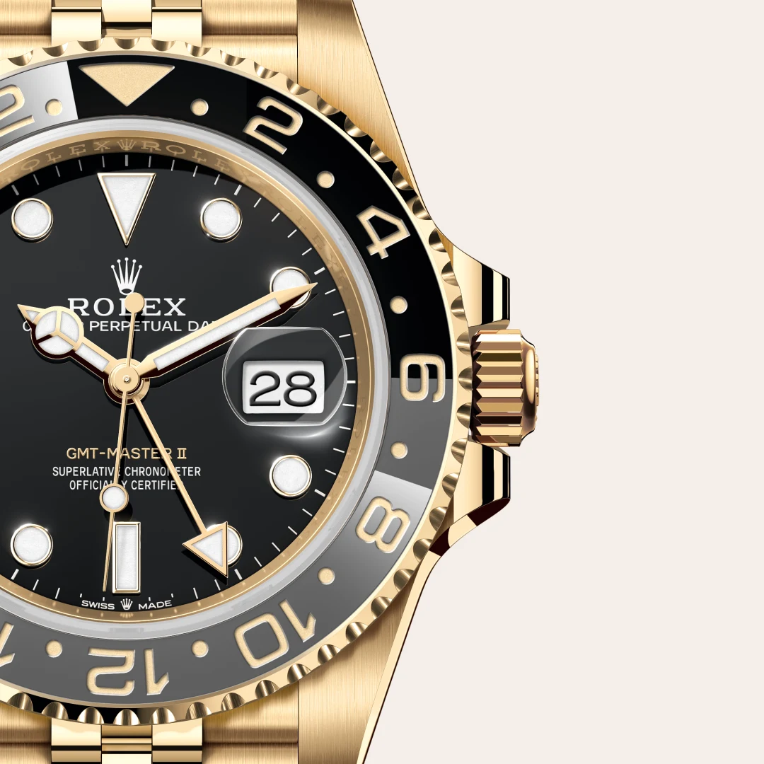 Rolex GMT-Master II in 18 ct yellow gold, M126718GRNR-0001 Vendemmia Joyero