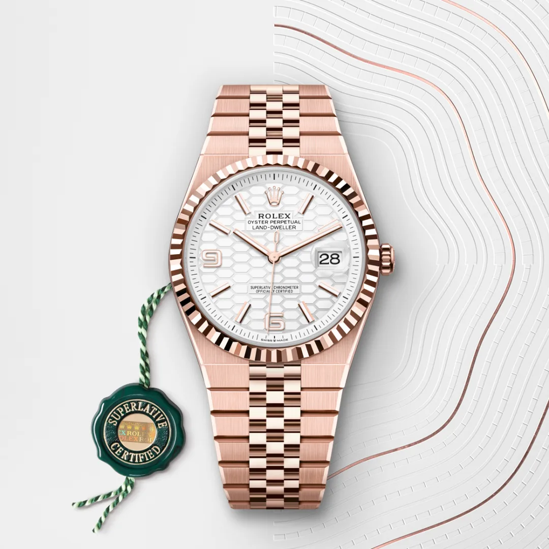Rolex Land-Dweller en Oro Everose de 18 quilates, M127335-0001 Vendemmia Joyero