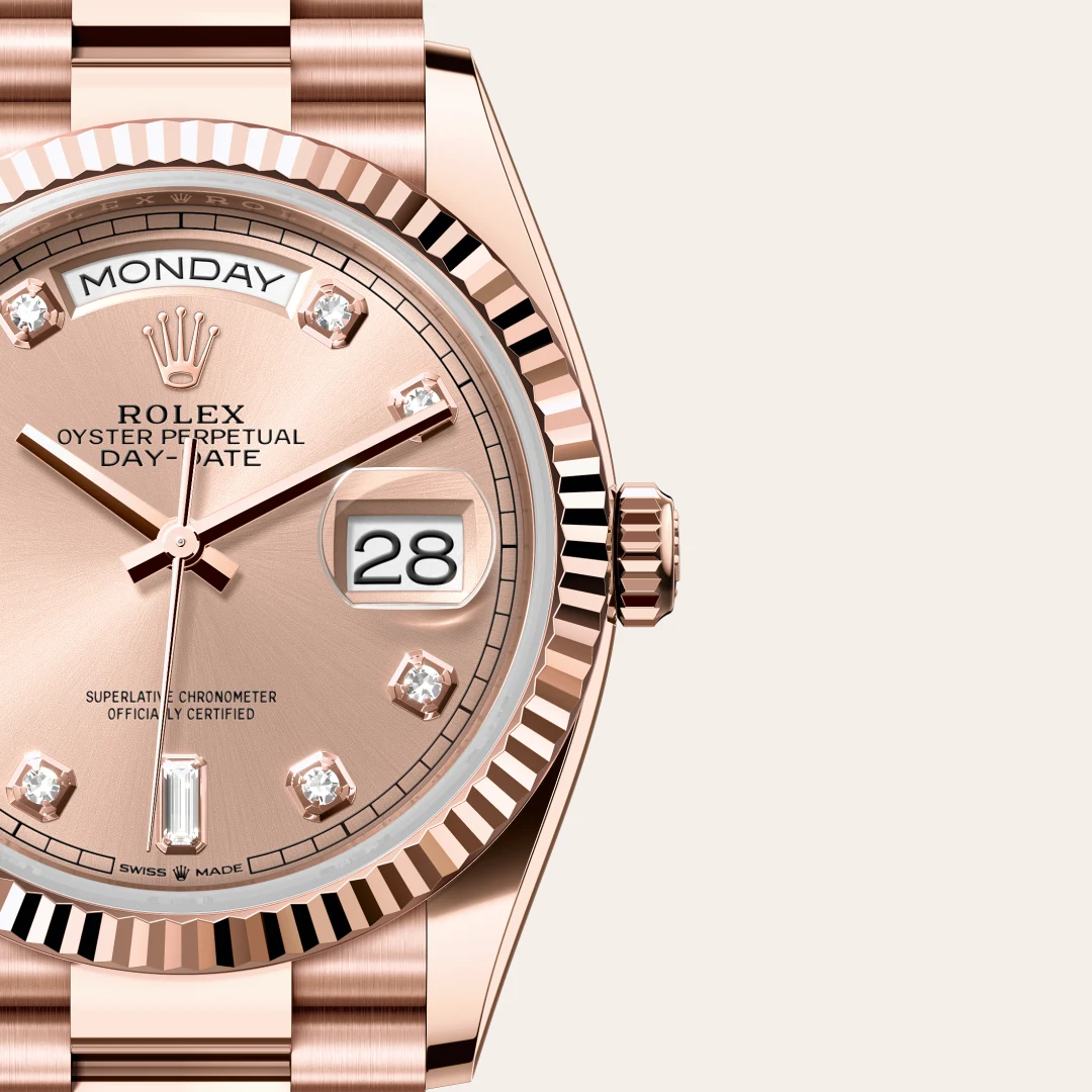 Rolex Day-Date in 18 ct Everose gold, M128235-0009 Vendemmia Joyero