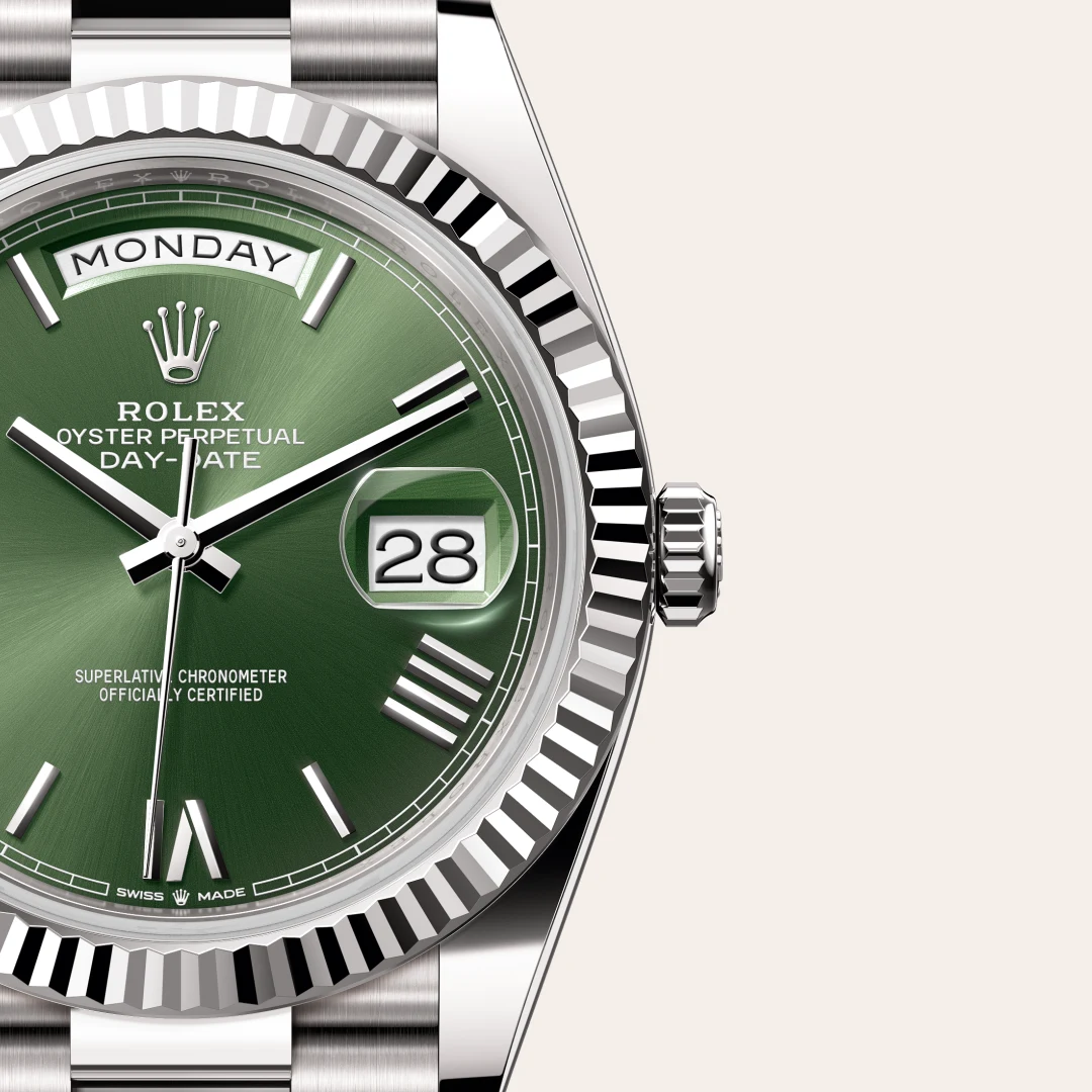 Rolex Day-Date in 18 ct white gold, M228239-0033 Vendemmia Joyero