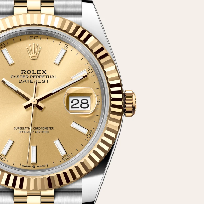 Rolex Datejust en Rolesor amarillo —combinación de acero Oystersteel y oro amarillo, M126333-0010 Vendemmia Joyero