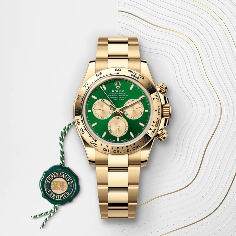 Rolex cosmograph-daytona en Oro amarillo de 18 quilates, M126508-0008 Vendemmia Joyero