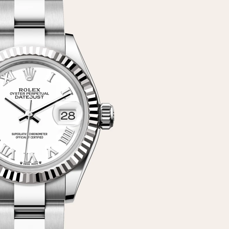 Rolex Lady-Datejust en Rolesor blanco combinación de acero Oystersteel y oro blanco, M279174-0020 Vendemmia Joyero