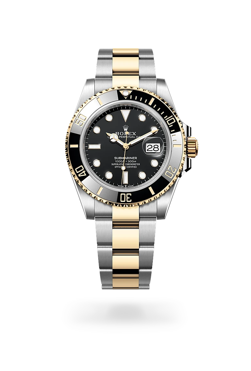 Rolex Submariner en Rolesor amarillo —combinación de acero Oystersteel y oro amarillo, M126613LN-0002 Vendemmia Joyero