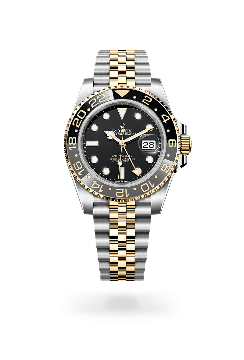 Rolex gmt-master-ii en Rolesor amarillo combinación de acero Oystersteel y oro amarillo, M126713GRNR-0001 Vendemmia Joyero
