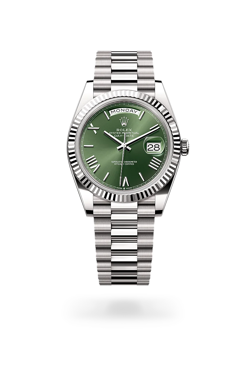 Rolex Day-Date in 18 ct white gold, M228239-0033 - Vendemmia Joyero