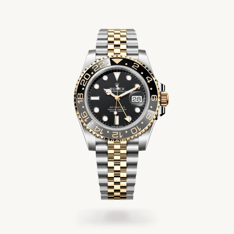 Rolex gmt-master-ii en Rolesor amarillo combinación de acero Oystersteel y oro amarillo, M126713GRNR-0001 Vendemmia Joyero