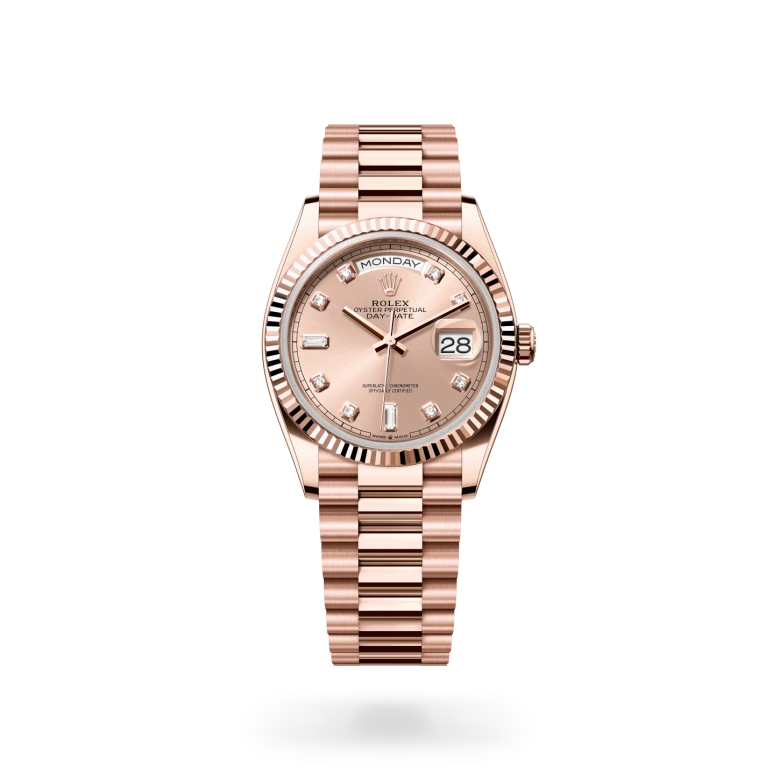 Rolex Day-Date in 18 ct Everose gold, M128235-0009 Vendemmia Joyero