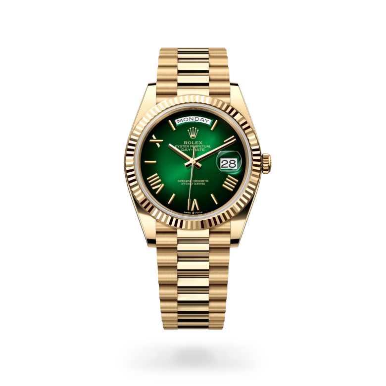Rolex Day-Date in 18 ct yellow gold, M228238-0069 Vendemmia Joyero