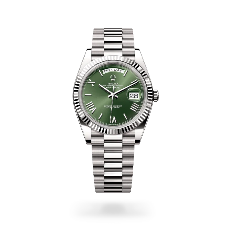 Rolex Day-Date in 18 ct white gold, M228239-0033 Vendemmia Joyero